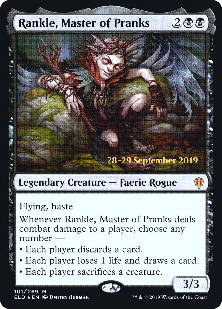 Rankle, Master of Pranks (101) Foil - Throne of Eldraine Promos
