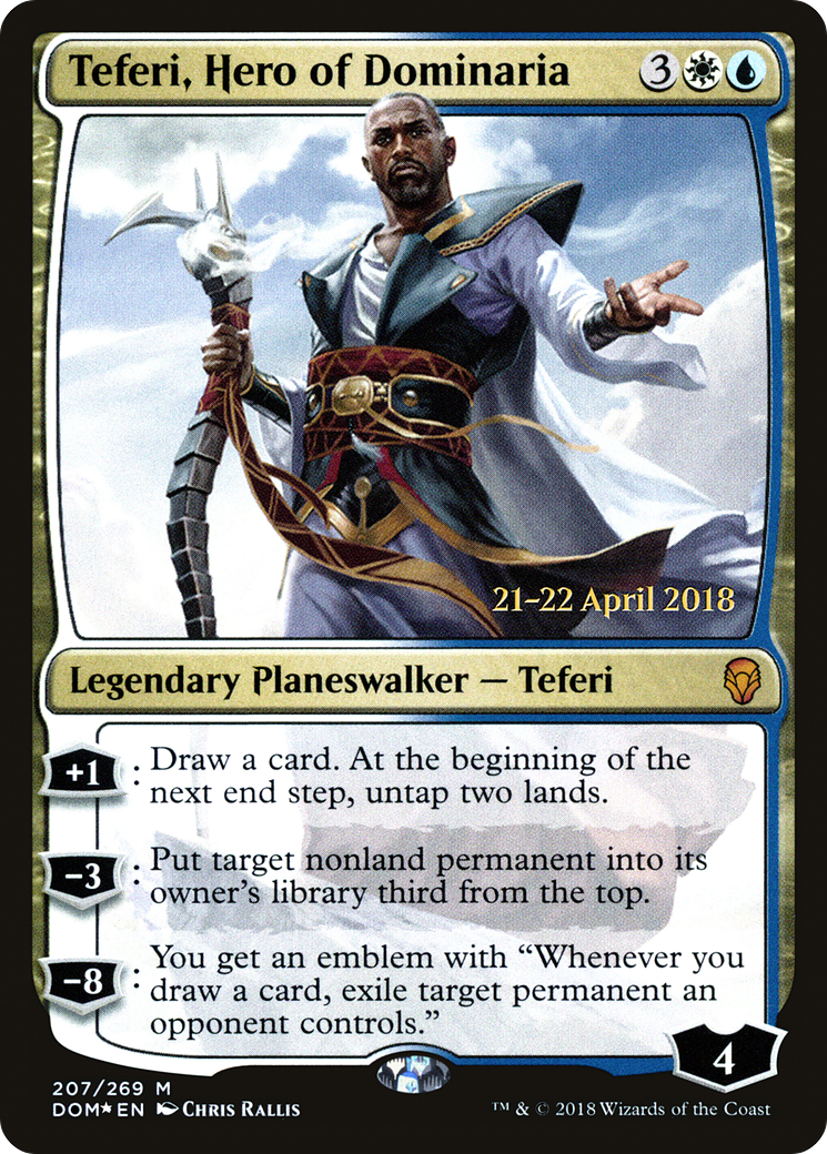 Teferi, Hero of Dominaria (207) Foil - Dominaria Promos