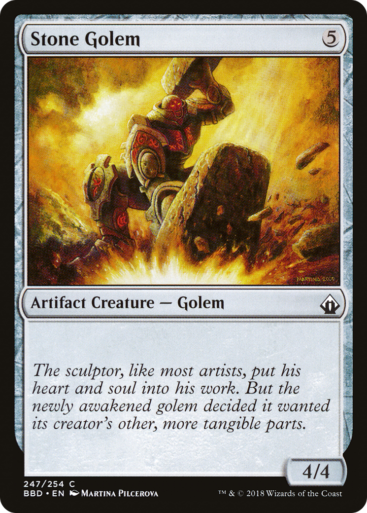 Stone Golem (247) Foil - Battlebond