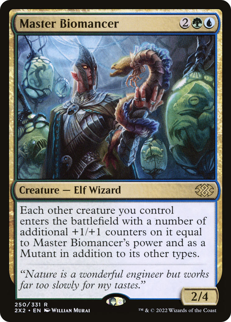 Master Biomancer (250) Foil - Double Masters 2022