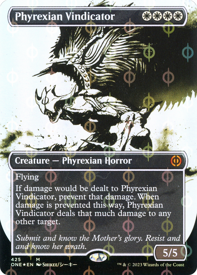 Phyrexian Vindicator (Showcase) (425) Foil - Phyrexia: All Will Be One