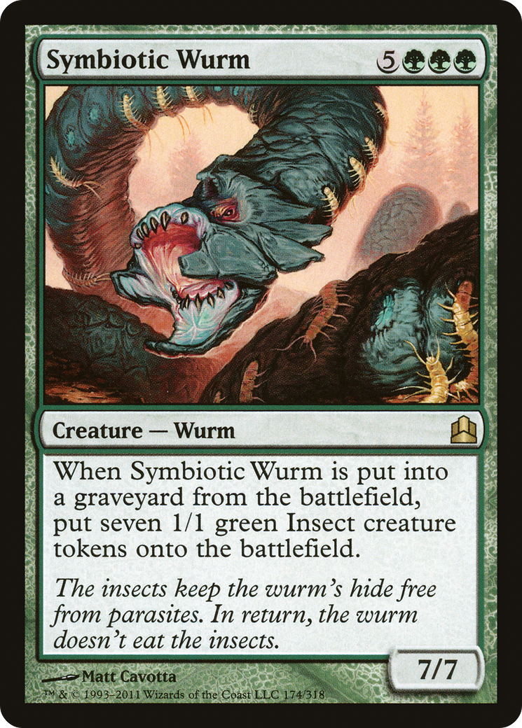Symbiotic Wurm (174) - Commander 2011
