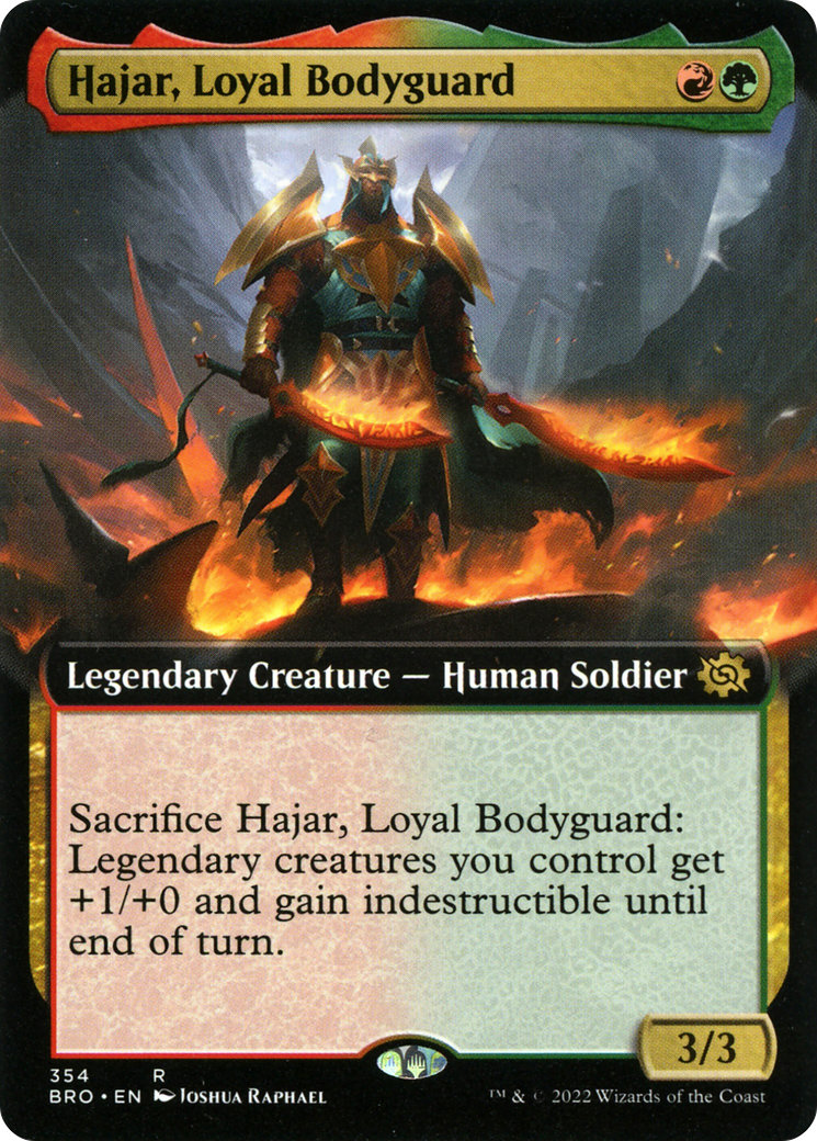 Hajar, Loyal Bodyguard (Extended Art) (354) - The Brothers' War
