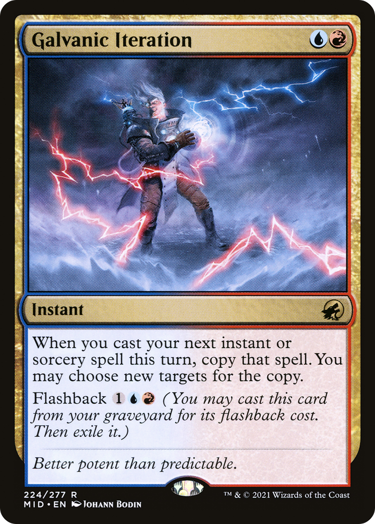 Galvanic Iteration (224) Foil - Innistrad: Midnight Hunt