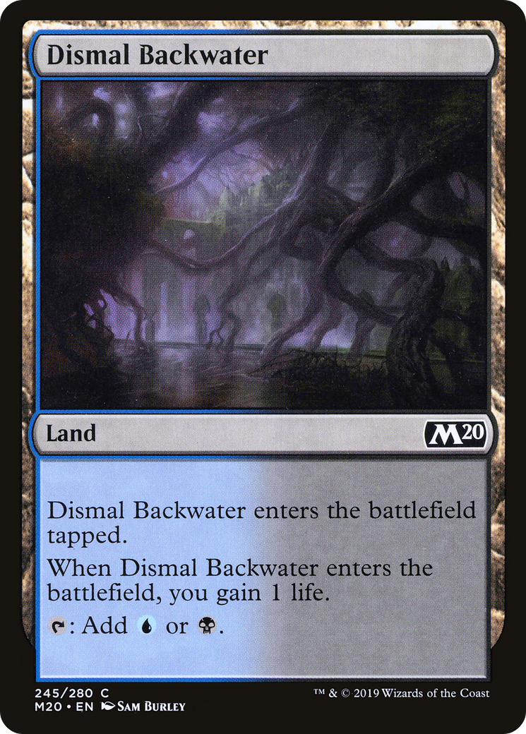 Dismal Backwater (245) Foil - Core Set 2020