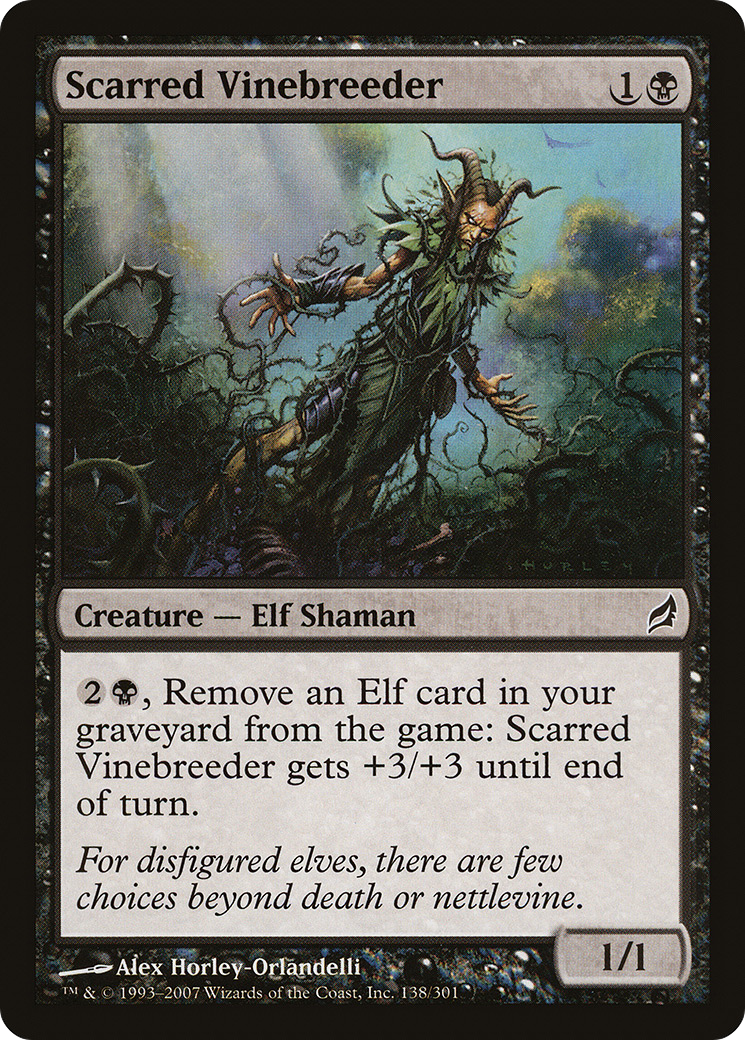 Scarred Vinebreeder (138) Foil - Lorwyn