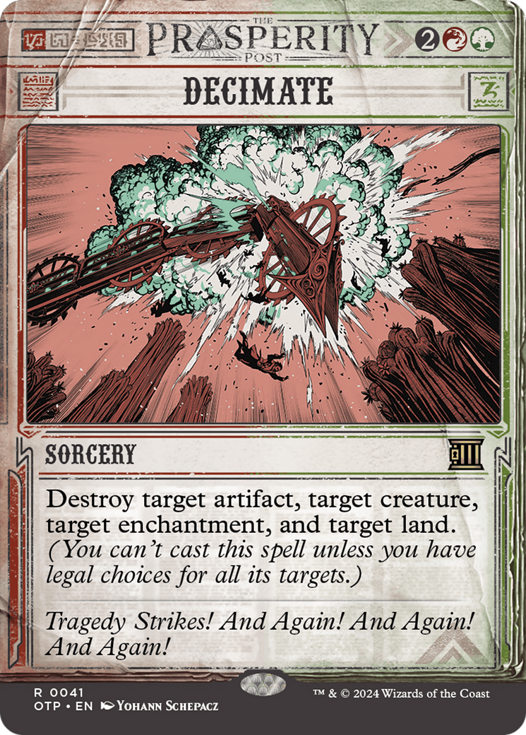 Decimate (Showcase) (041) - Breaking News