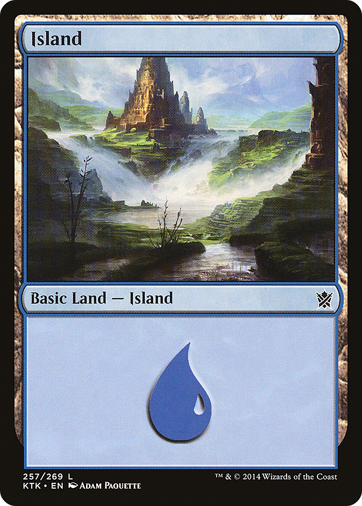 Island (257) Foil - Khans of Tarkir