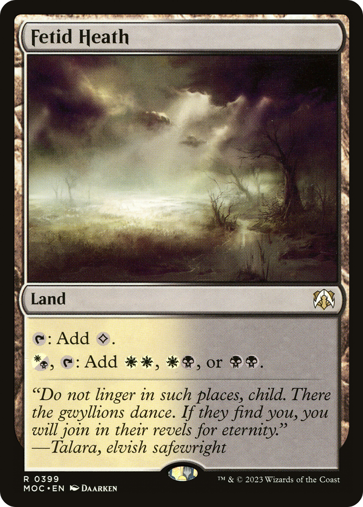 Fetid Heath (399) - March of the Machine Commander