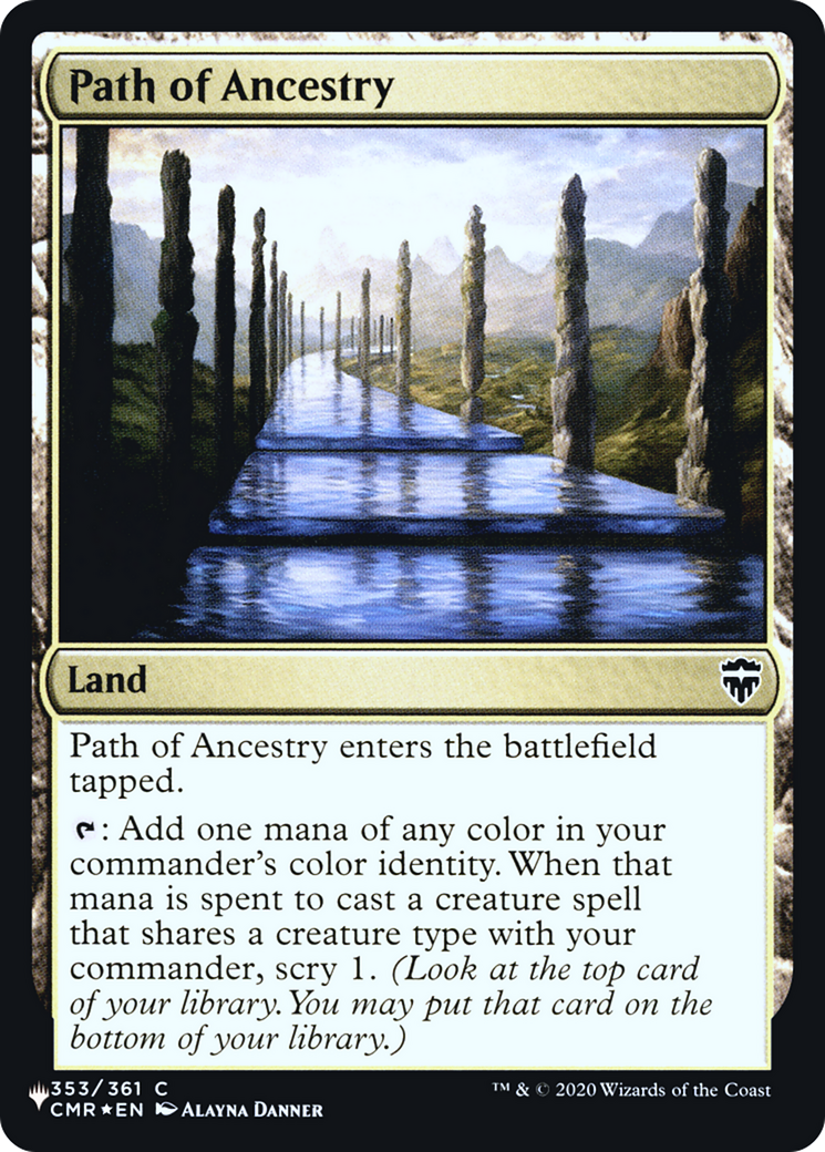 Path of Ancestry (CMR-353) Foil - The List