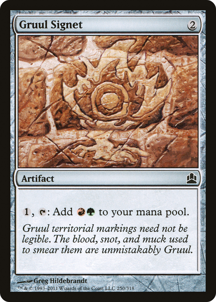 Gruul Signet (250) - Commander 2011