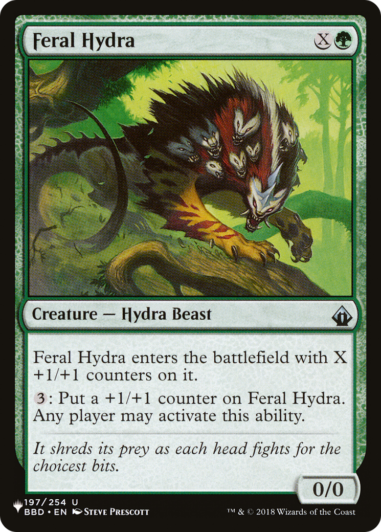 Feral Hydra (BBD-197) - The List