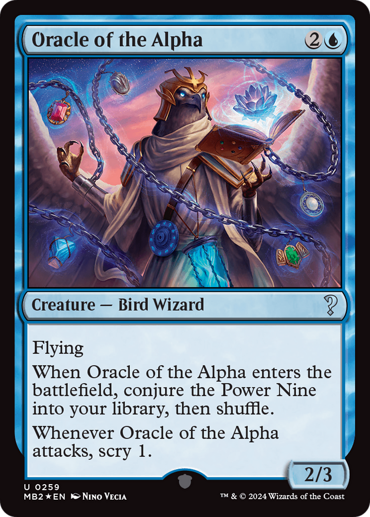 Oracle of the Alpha (259) Foil - Mystery Booster 2