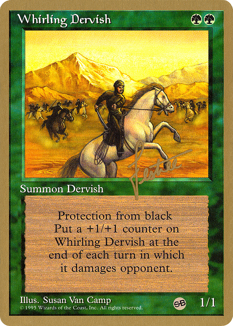 Whirling Dervish - 1996 Bertrand Lestree (4ED) (SB) - Pro Tour Collector Set