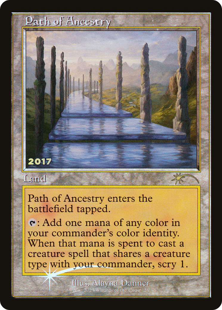 Path of Ancestry (Retro) (025) Foil - 30th Anniversary Play Promos