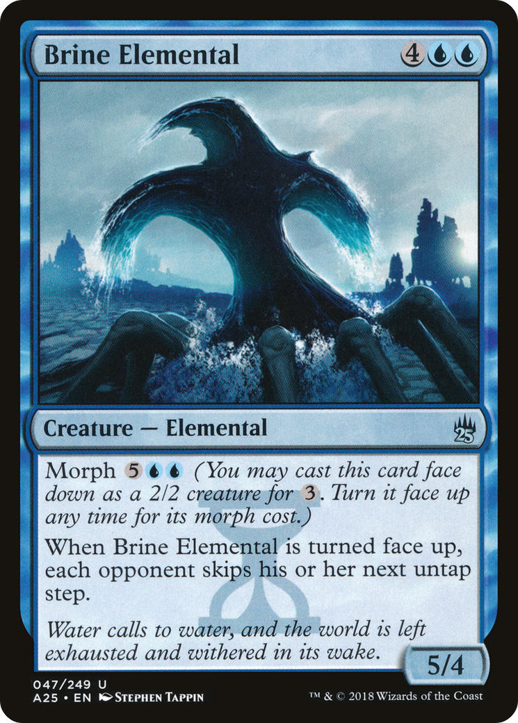 Brine Elemental (047) Foil - Masters 25