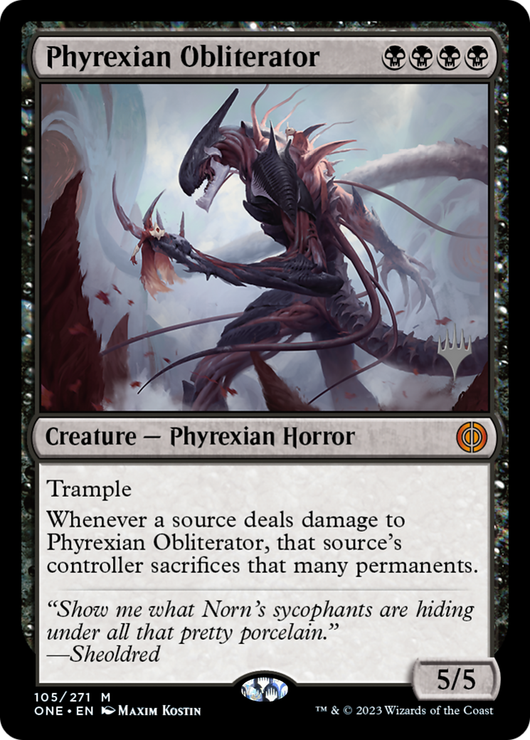 Phyrexian Obliterator (105p) Foil - Phyrexia: All Will Be One Promos