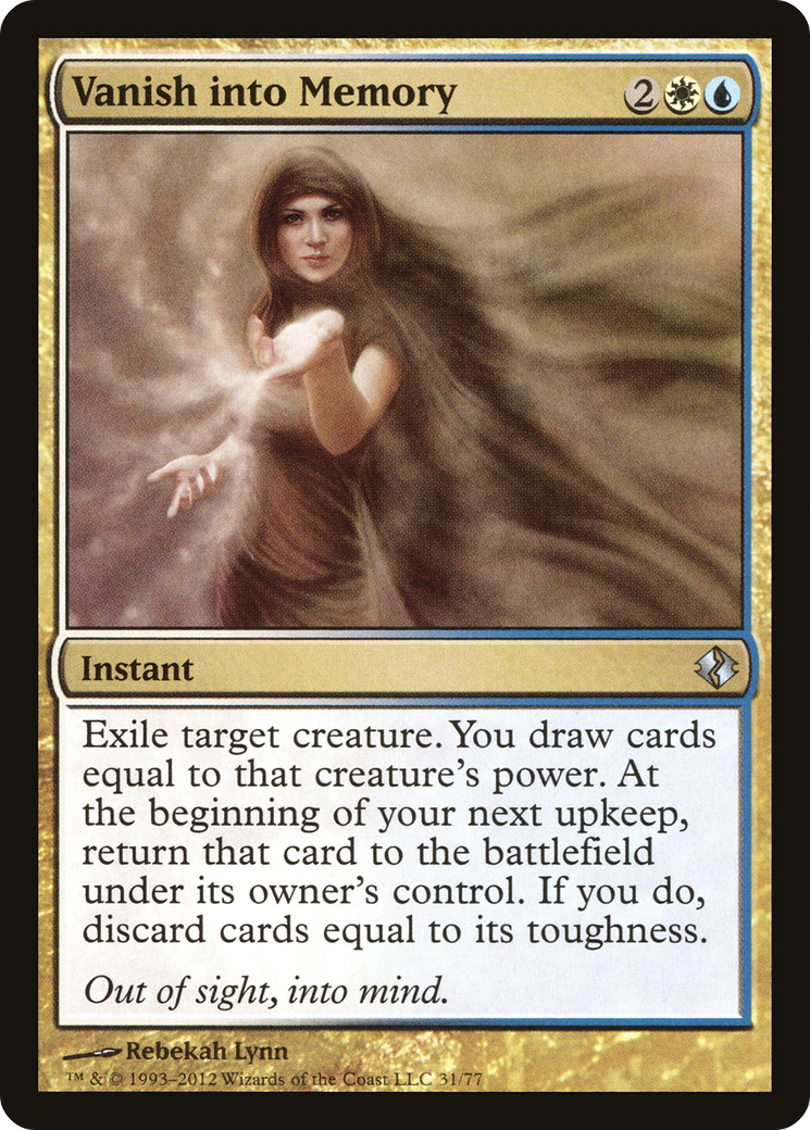 Vanish into Memory (031) - Duel Decks: Venser vs. Koth