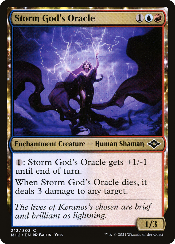Storm God's Oracle (213) Foil - Modern Horizons 2