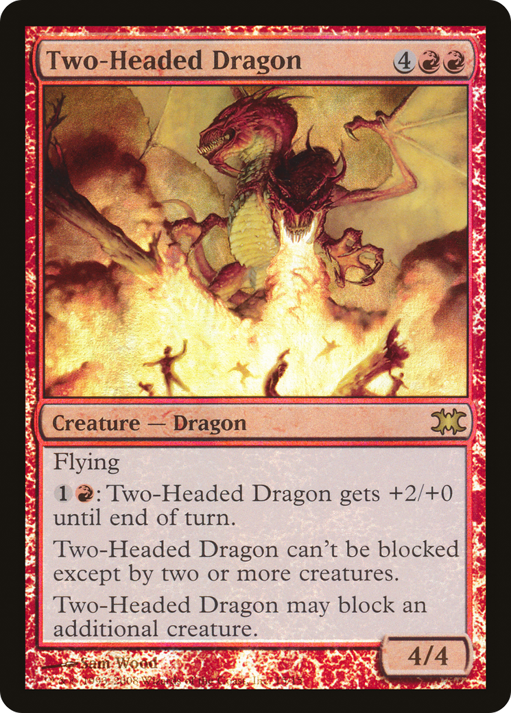 Two-Headed Dragon (015) Foil - From the Vault: Dragons
