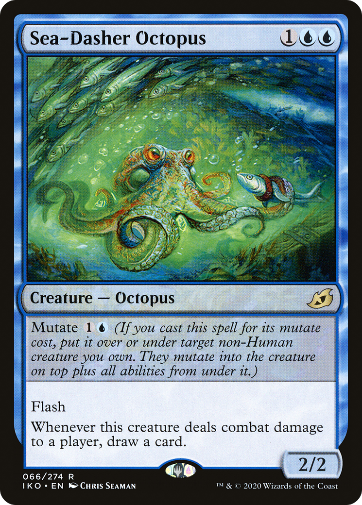 Sea-Dasher Octopus (066) - Ikoria: Lair of Behemoths