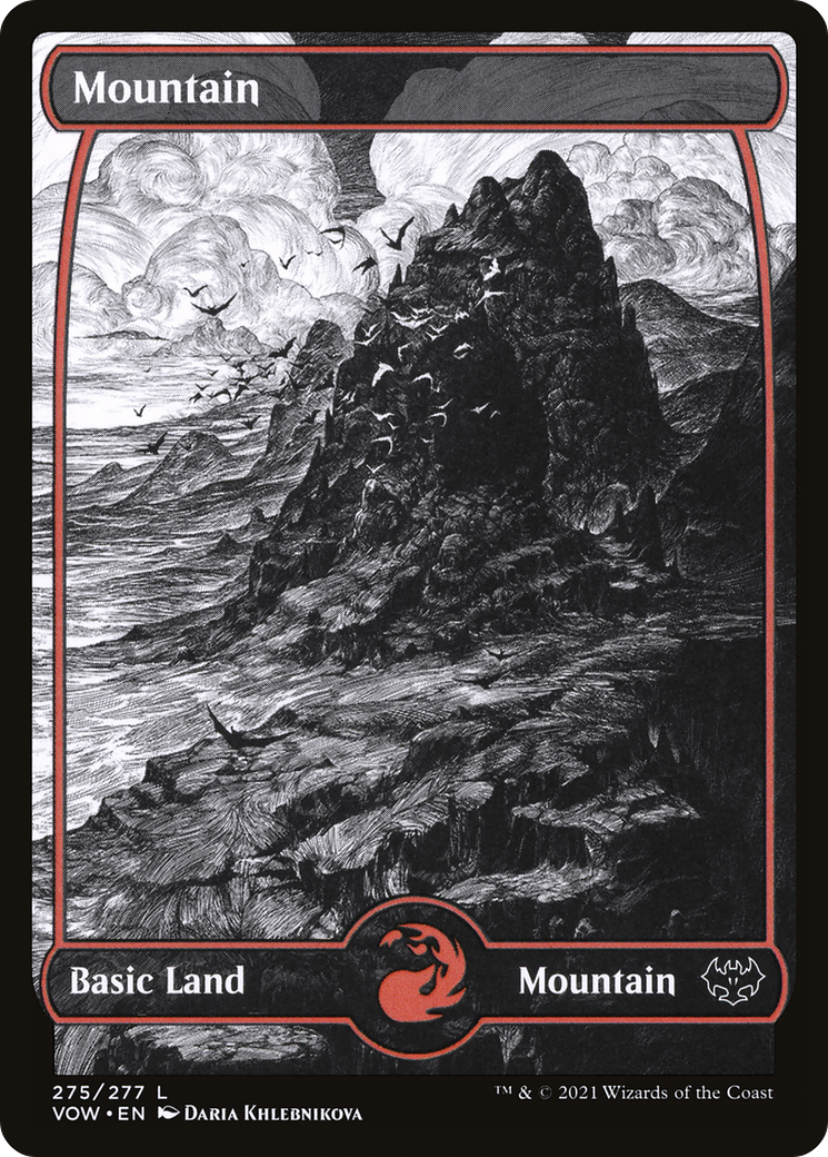 Mountain (275) Foil - Innistrad: Crimson Vow