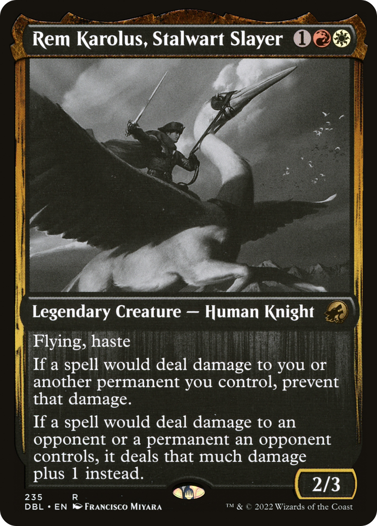 Rem Karolus, Stalwart Slayer (235) - Innistrad: Double Feature