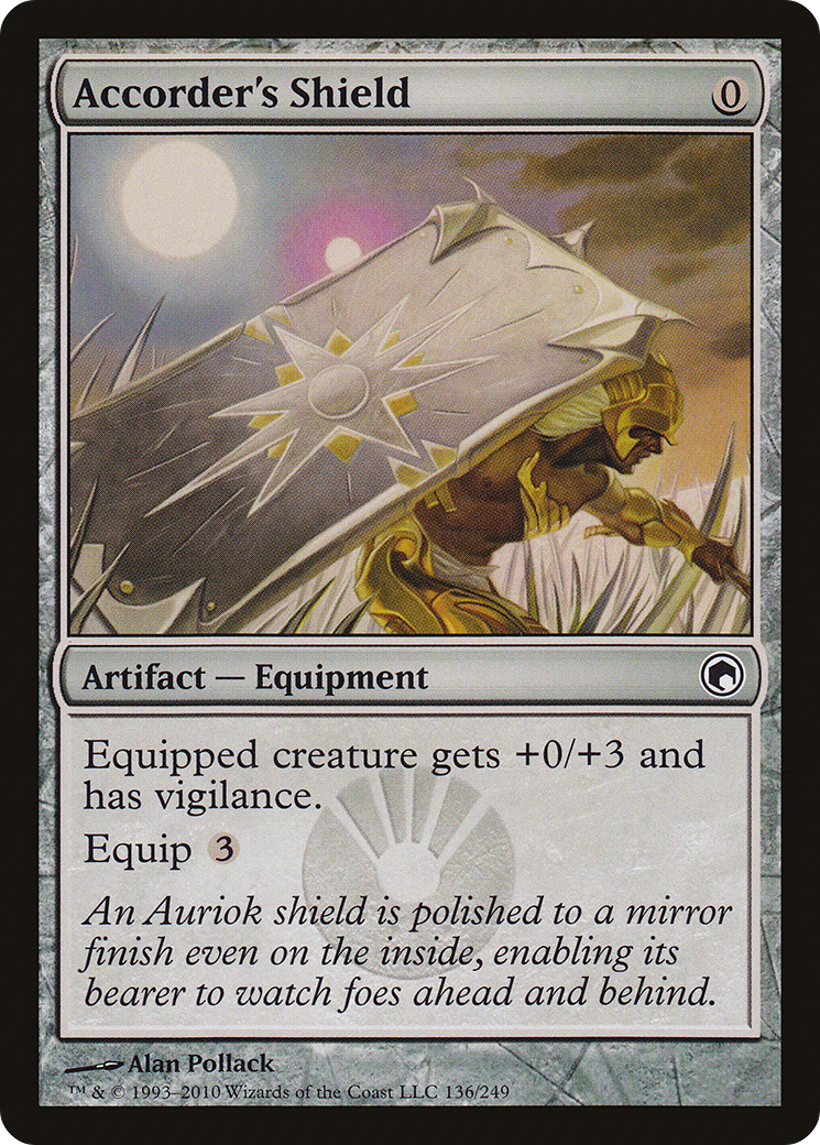 Accorder's Shield (136) - Scars of Mirrodin