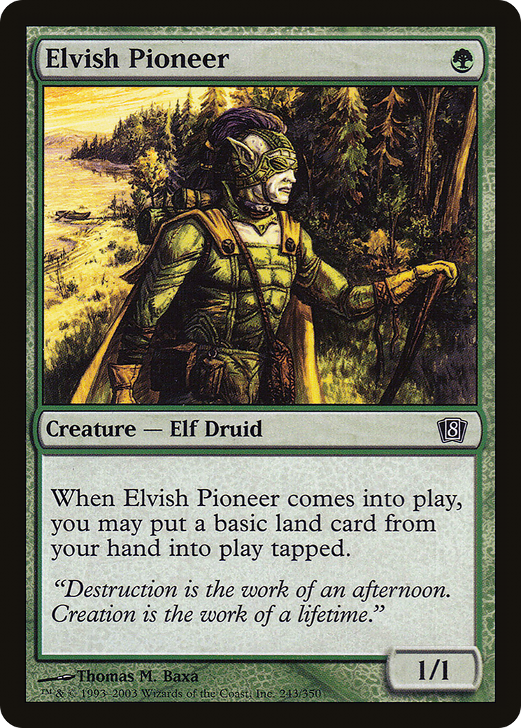 Elvish Pioneer (243) - Eighth Edition