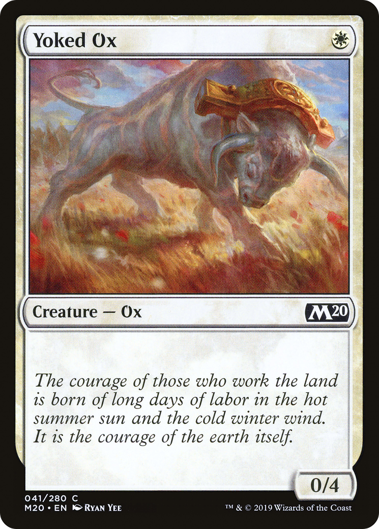 Yoked Ox (041) Foil - Core Set 2020