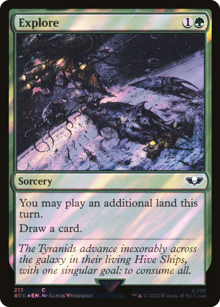 Explore (213) Surge Foil - Warhammer 40,000 Commander