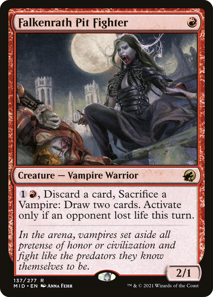 Falkenrath Pit Fighter (137) Foil - Innistrad: Midnight Hunt