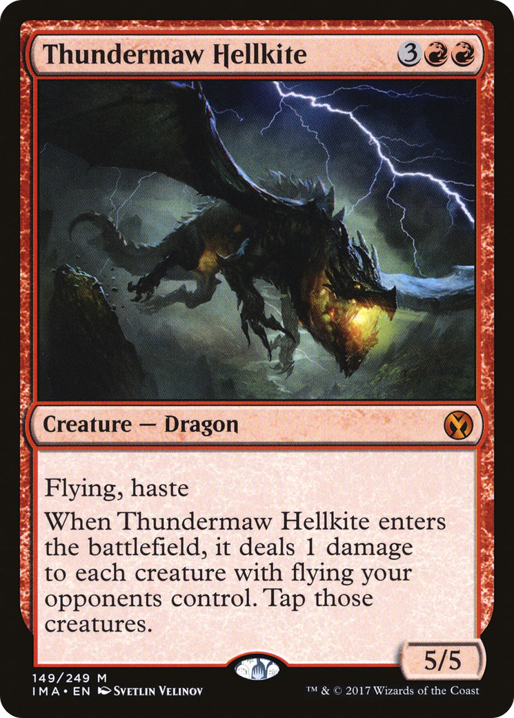 Thundermaw Hellkite (149) - Iconic Masters