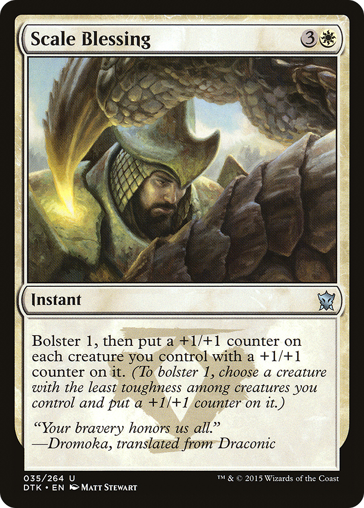 Scale Blessing (035) Foil - Dragons of Tarkir