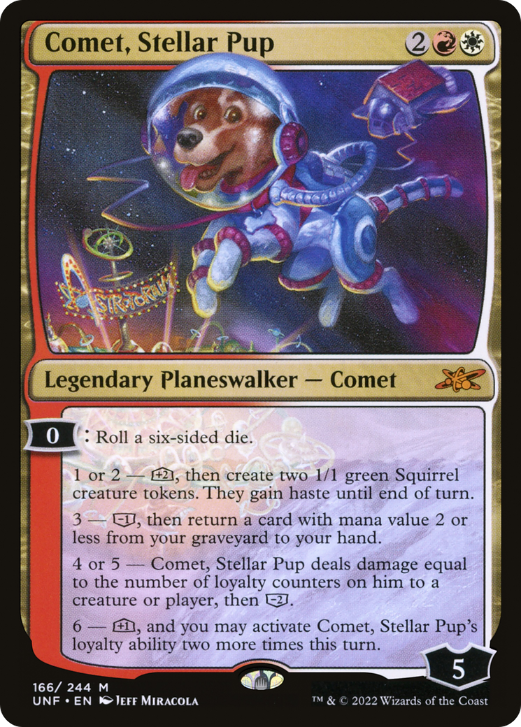 Comet, Stellar Pup (166) Foil - Unfinity
