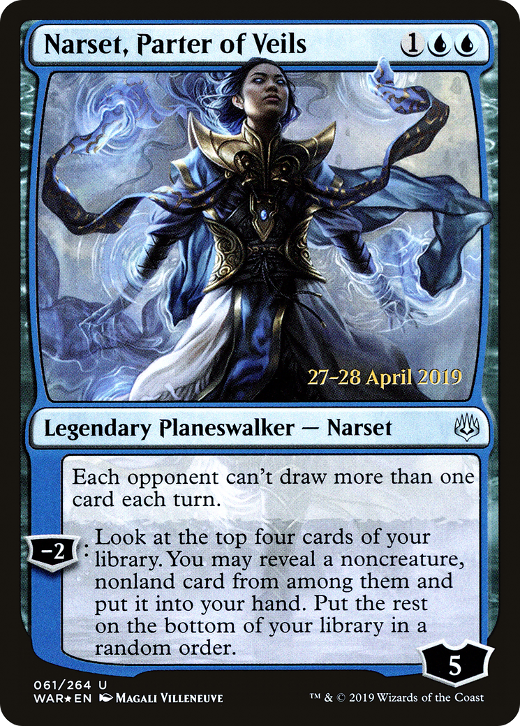 Narset, Parter of Veils (061) Foil - War of the Spark Promos