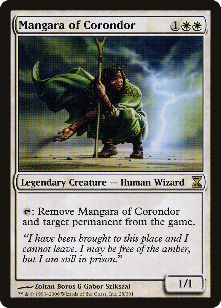 Mangara of Corondor (028) Foil - Time Spiral