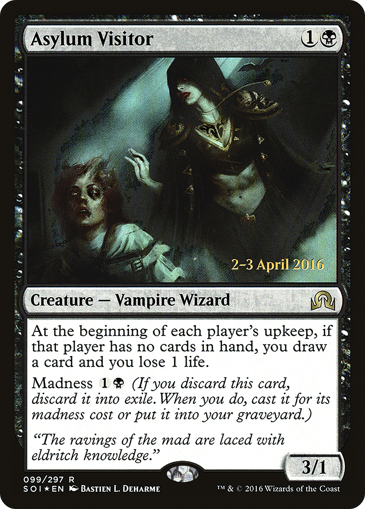 Asylum Visitor (99s) Foil - Shadows over Innistrad Promos
