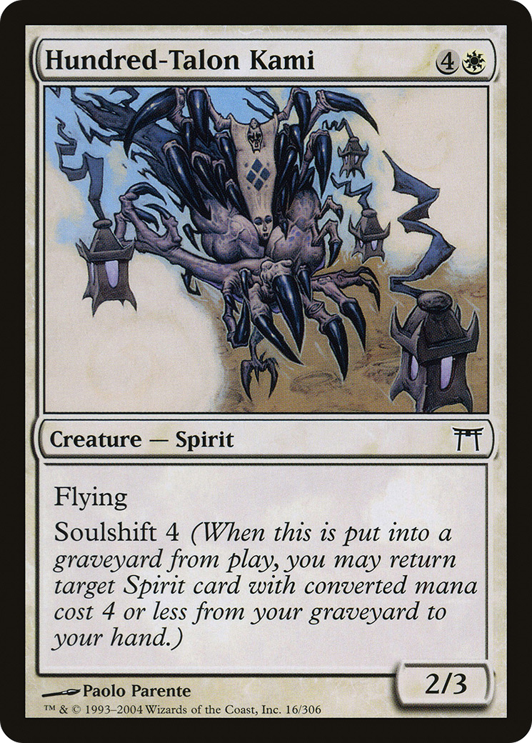 Hundred-Talon Kami (016) Foil - Champions of Kamigawa