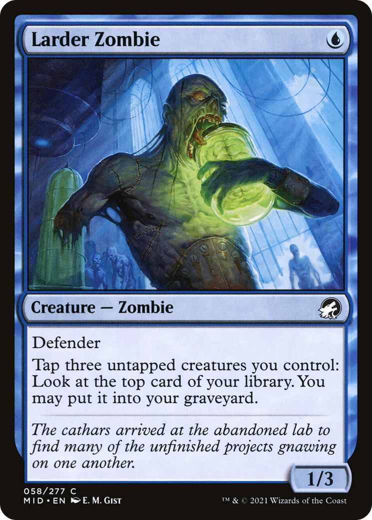 Larder Zombie (058) Foil - Innistrad: Midnight Hunt