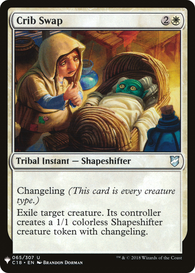 Crib Swap (C18-65) - The List