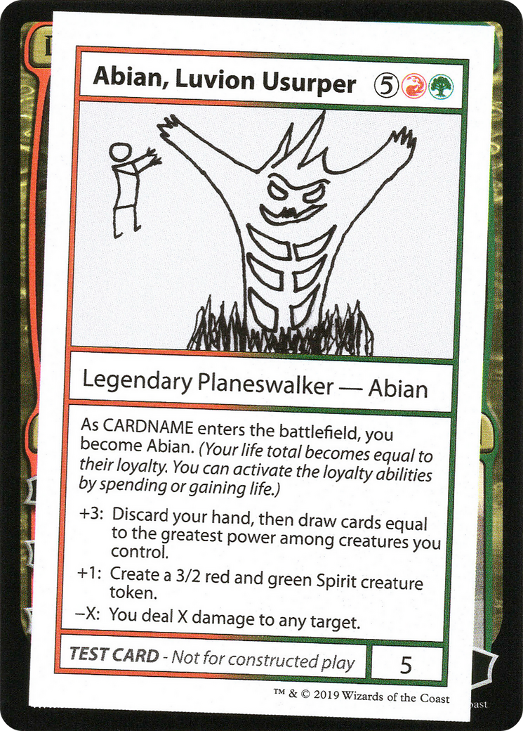 Abian, Luvion Usurper (087) - Mystery Booster Playtest Cards 2021