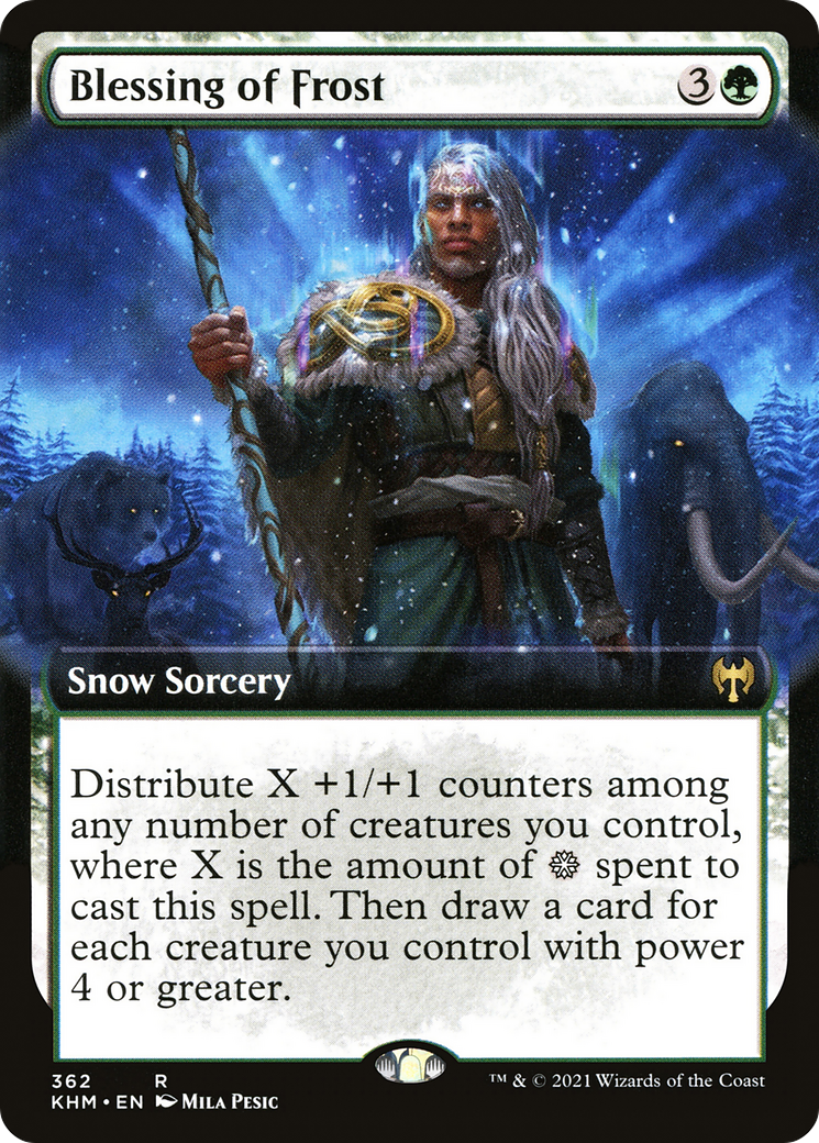 Blessing of Frost (Extended Art) (362) - Kaldheim