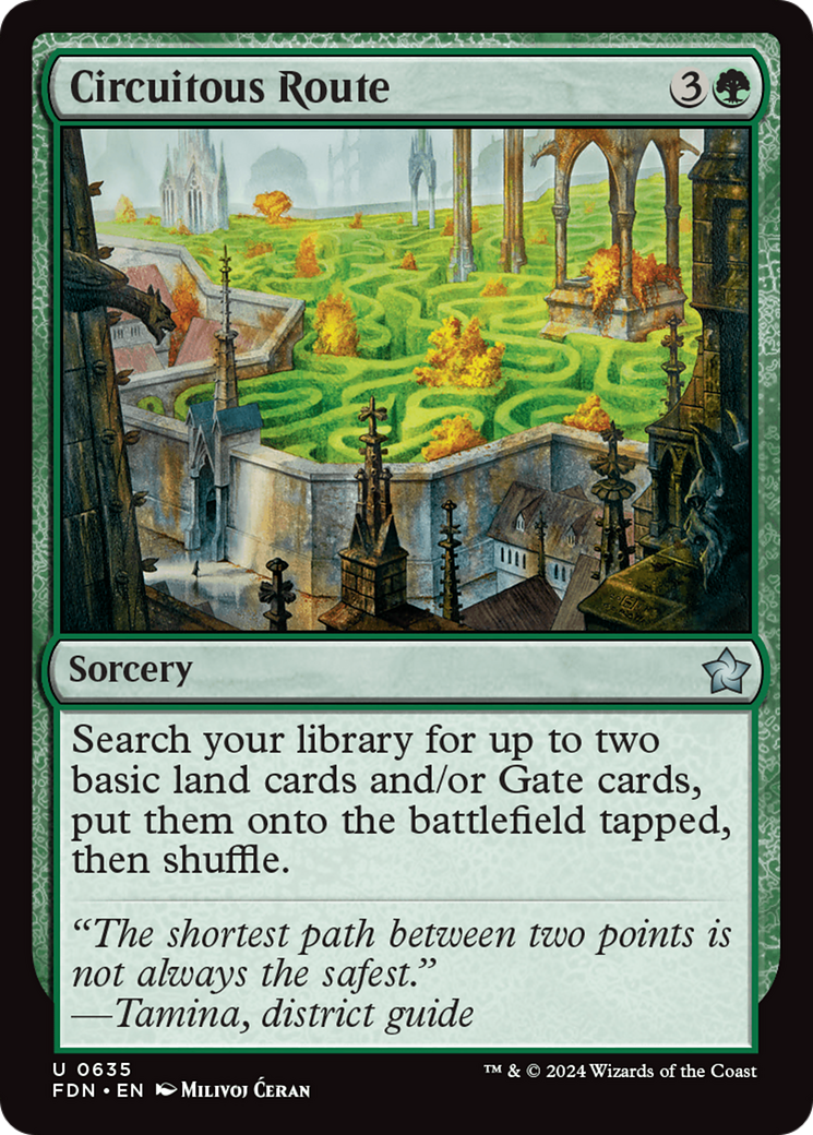 Circuitous Route (635) - Foundations