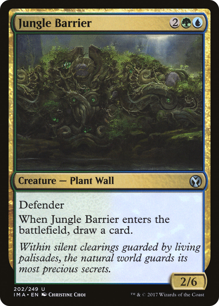 Jungle Barrier (202) Foil - Iconic Masters
