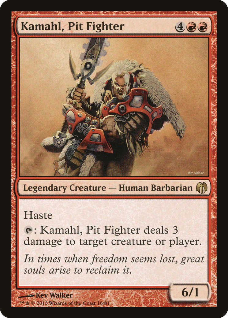 Kamahl, Pit Fighter (016) - Duel Decks: Heroes vs. Monsters