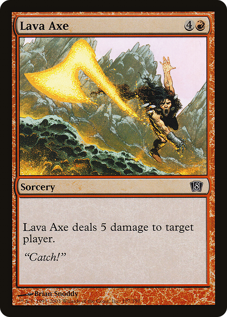 Lava Axe (197) - Eighth Edition