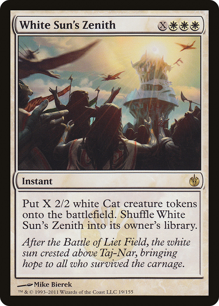 White Sun's Zenith (019) Foil - Mirrodin Besieged
