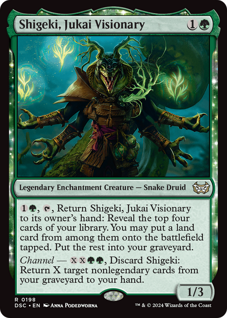Shigeki, Jukai Visionary (198) - Duskmourn: House of Horror Commander