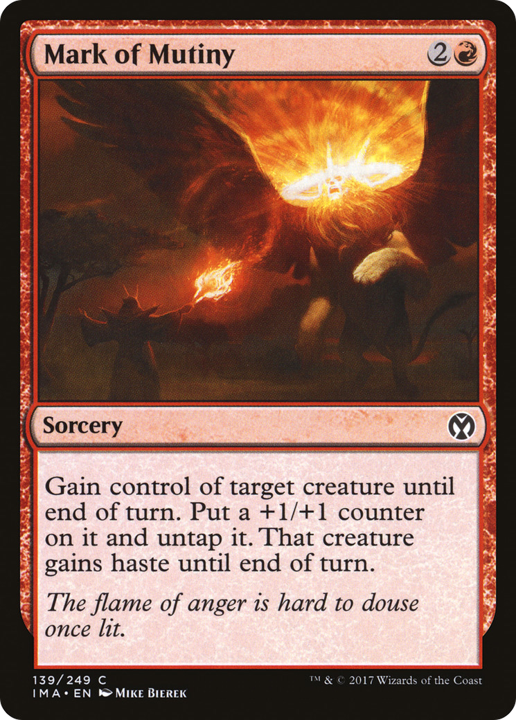 Mark of Mutiny (139) Foil - Iconic Masters